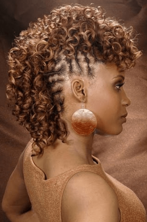 braided mohawk hairstyles with weave