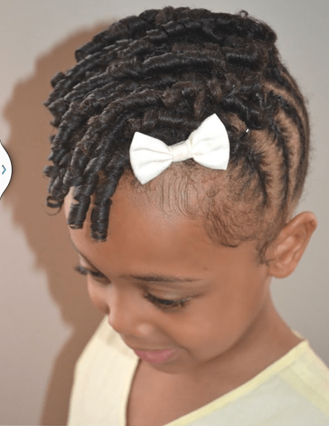 mini mohawk twists braids for girls