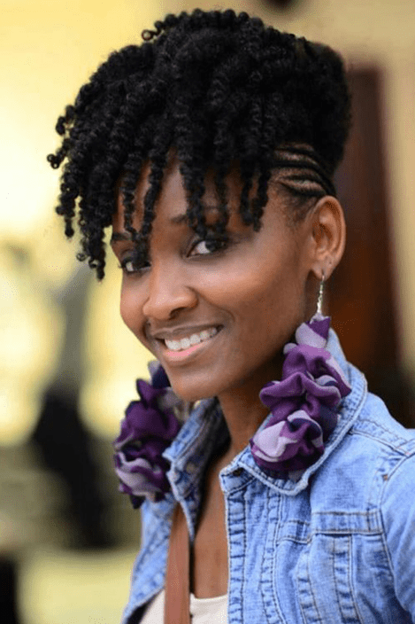 natural twists mohawk hairstyles black women