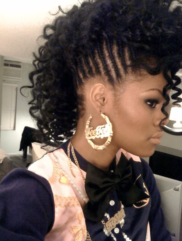 Braid of The Week: Fancy Mohawk with Braids â€" Natural Hair ...