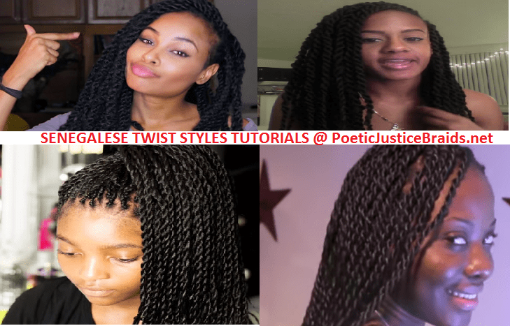 senegalese twist styles how-to step-by-step video tutorials