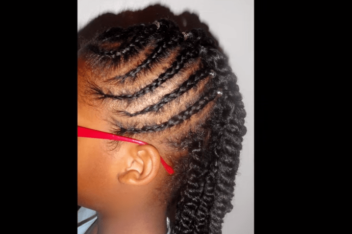swoop up cornrows twists hairstyles for kids