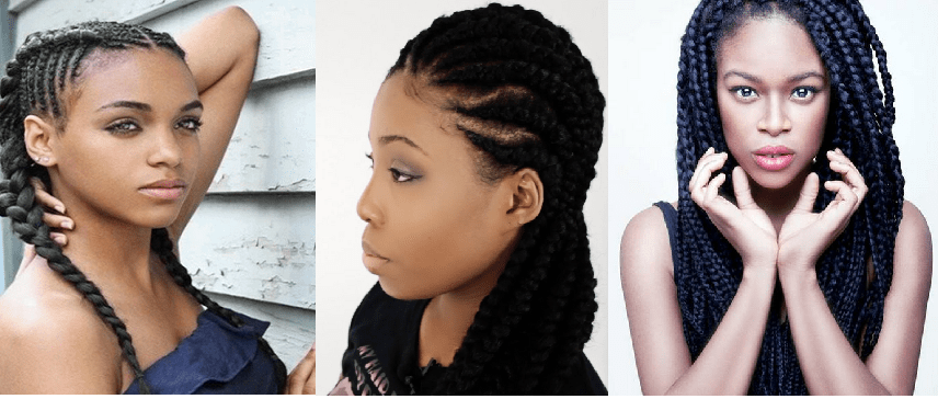 protective braid styles for natural hair