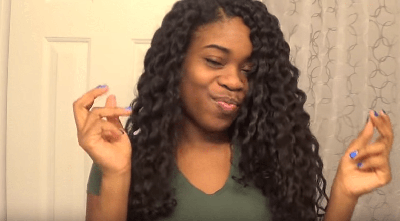 relaxex hair twistout black women