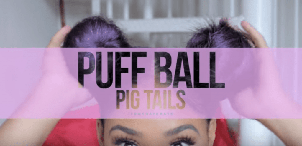 Afro Puff Quick easy hairstyles