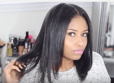 Straighten Natural Hair - Colored & Trimmed 2